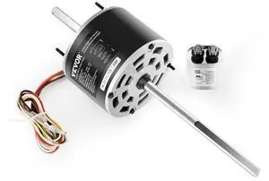 VEVOR 1/3HP RV AC Fan Motor AC115V 3A 1675RPM Single Phase with 7.5uf/370V Capacitor