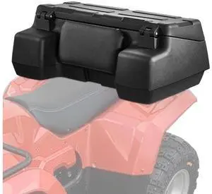 ATV Rear Storage Box Lounger 95L Waterproof ATV Cargo Gear Box with Backrest