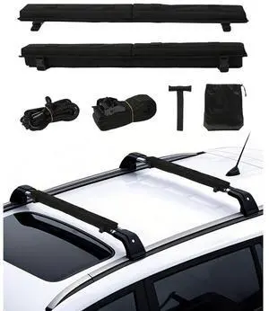 VEVOR Roof Rack Pads for Crossbar 176lbs Load Capacity for Kayak Canoe Surfboard