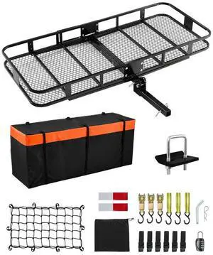 VEVOR 500 lbs Hitch Cargo Carrier Folding Hitch Cargo Carrier for 2" Receiver