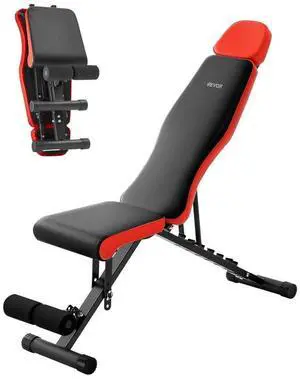 Weight Bench Sit up Bench for Home Gym Strength Training Adjustable Foldable
