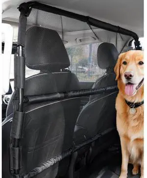 Dog Car Barrier 50" Wide Front Seats Installation Car Divider for Truck Vehicle Dog Car Barrier 50" Wide Front Seats Installation Car Divider for Truck Vehicle