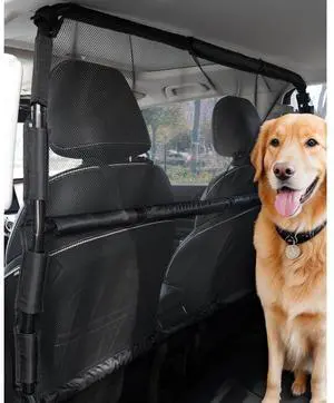 VEVOR Dog Car Barrier 56" Wide Front Seats Installation Car Divider for Truck Vehicle