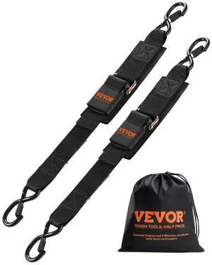 Retractable Ratchet Straps Tie Down Straps 2 in x 2 ft for Boat (2 Pack)