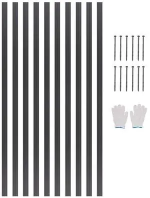 Metal Landscape Edging 10Packs 60in Rust-Resistant Bendable for Yard Garden