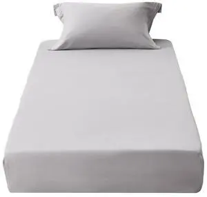 VEVOR Twin Size Fitted Sheet Elastic Fitted Sheet with High-Quality Microfiber