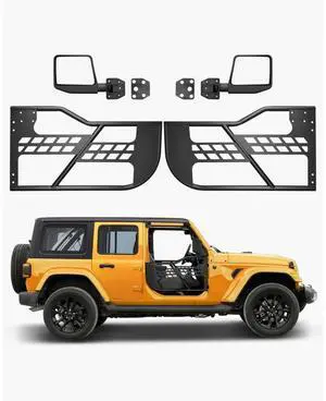 2-Door Jeep Tube Doors Jeep Tubular Door for 2018-2024 Jeep Wrangler JL