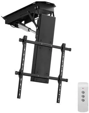 VEVOR Motorized Ceiling TV Mount, TV Wall Mount for 32 to 70 Inch TV, Electric Adjustable Ceiling TV Mount, Motorized Flip Down TV Mount Bracket with Max VESA 24 x 24 in, Fits TVs Up to 110 lbs