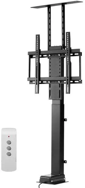 VEVOR Motorized TV Lift Stand Mount Bracket 132 lbs Load with Remote Control
