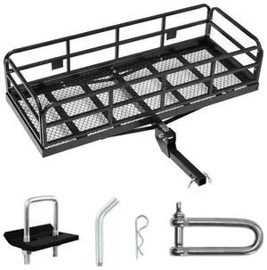 VEVOR 500 lbs Hitch Cargo Carrier Folding Hitch Cargo Carrier for 2" Receiver