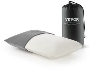 VEVOR Camping Pillow Lightweight Portable Travel Pillow Memory Foam & Washable Cover