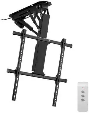 VEVOR Motorized Ceiling TV Mount, TV Wall Mount for 32 to 65 Inch TV, Electric Adjustable Ceiling TV Mount, Motorized Flip Down TV Mount Bracket with Max VESA 24 x 24 in, Fits TVs Up to 88 lbs