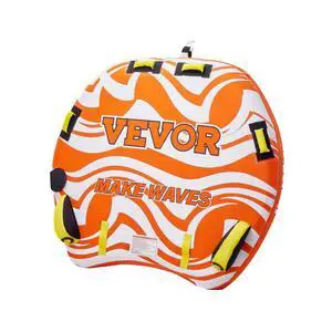 VEVOR Towable Tube for Boating 1-2 Riders Inflatable Boating Tubes Towable Water Sport