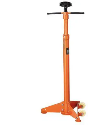 VEVOR Underhoist Support Stand, 3/4 Ton Capacity Under Hoist Jack Stand, Lifting from 38.4 to 75.4 in, Bearing Mounted Spin Handle, Self-Locking Threaded Screw, Two Wheels, Support Vehicle Components