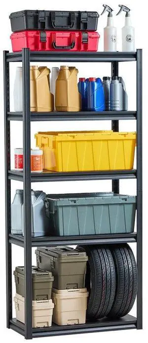 VEVOR Storage Shelves 16" D x 32" W x 72" H 5-tier Garage Storage Shelving