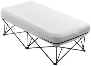 Air Mattress with Frame & Pump 1 Person Blow Up Camping Mattress 300lbs