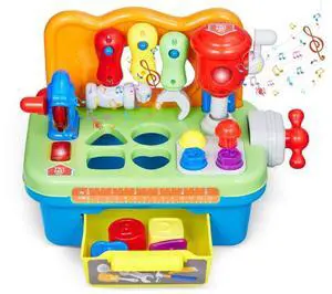 VEVOR Musical Workbench for Toddler 2 Years+ Toy Musical Learning Workbench