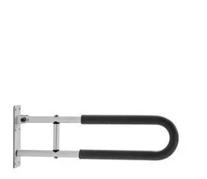 VEVOR Folding Toilet Safety Rail 23.8 Inch 300 Lbs Load Capacity Handicap Grab Bar