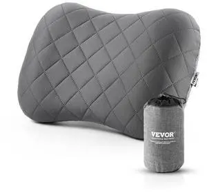VEVOR Inflatable Camping Pillow Portable Travel Pillow with Machine Washable Cover