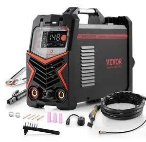 VEVOR TIG Welder 3-In-1 Welding Machine Pulse MMA Stick IGBT Inverter LED