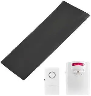 VEVOR Bed Alarm System for Elderly Adults 14" x 30" Wireless Bed Sensor Pad with Pager