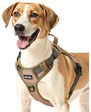 VEVOR Dog Harness for Large Dogs No Pull Tactical Dog Harness Adjustable Pet Vest