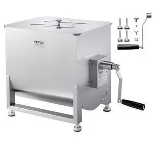 VEVOR Manual Meat Mixer 80L Fixed Tank Mixing Max 80LB for Meat Sausage Mixer Machine