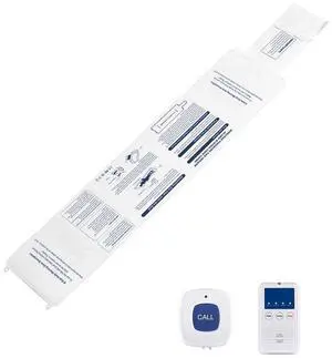 VEVOR Early Alert Bed Alarm System Wireless Bed Sensor Pad with Call Button & Pager