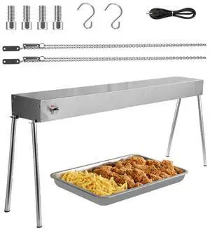 Commercial Food Heat Lamp 750W Electric Food Warmer for Restaurant & Buffet