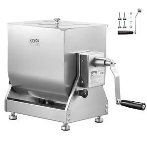 VEVOR Manual Meat Mixer 60L Tilt Tank Mixing Max 60LB for Meat Sausage Mixer Machine