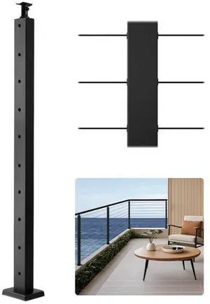 VEVOR Cable Railing Post 36x1x2 In with Pre-Drilled Holes 1JZLGZXHS914LZA6X001V0