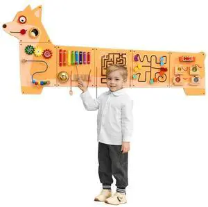 VEVOR  Puppy Activity Wall Busy Board Panels 12 Activities Sensory Wall Panel