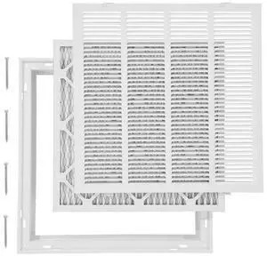 Return Air Filter Grille Fits W20 x H20 In Duct Opening Air Grille with Filter