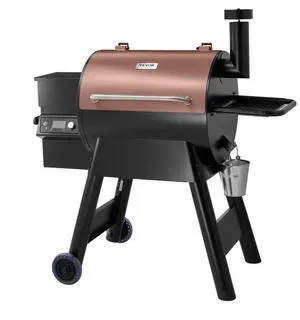VEVOR Wood Pellet Grill Smoker Outdoor Electric BBQ Grills 575 Sq.in Cook Area