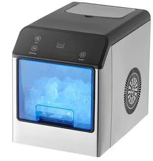 VEVOR Countertop Nugget Ice Maker 33Lbs/24H Self-Cleaning with Scoop Home Office Bar