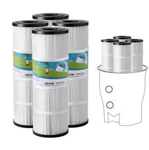 VEVOR 4Pack Hot Tub Spa Pool Filter Cartridge 80 Sq. Ft Compatible Pentair CCP320