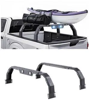 VEVOR Overland Truck Bed Rack LED fit Ram 1500/Canyon/Silverado 1500/Tundra