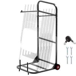 VEVOR Folding Chair Rack Cart for 10 Chairs of 100 LBS Push-Style Chair Dolly
