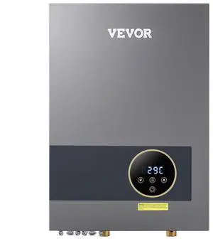 VEVOR 36kW Tankless Electric Water Heater Instant Hot with LCD Touch Child Lock