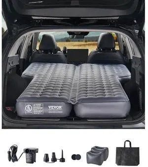 VEVOR Car Air Mattress Inflatable Camping Travel Sleeping Bed Air Pump SUV MPV Sedan