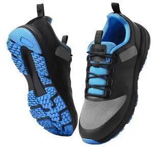 VEVOR Cross Training Shoes W Width Sneakers US Size 12 Wide Toe Box Shoes Black