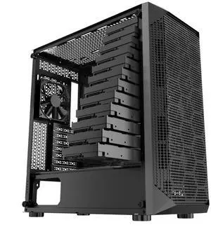 VEVOR PC Gaming Case Mid-Tower Computer Case with 4 x 120 mm Fans for ATX/M-ATX/ITX