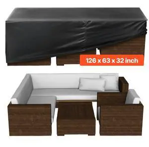 Patio Outdoor Furniture Cover 420D Waterproof Table Chairs Sofa 126"x63"