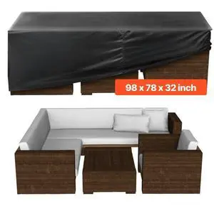 Patio Outdoor Furniture Cover 420D Waterproof Table Chairs Sofa 98x78 inch