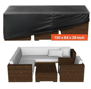 Patio Outdoor Furniture Cover 420D Waterproof Table Chairs Sofa 130"x84"
