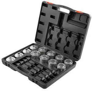 VEVOR 36 PCS Pull and Press Sleeve Kit Steel Bush Bearing Removal Installation VEVOR 36 PCS Pull and Press Sleeve Kit Steel Bush Bearing Removal Installation