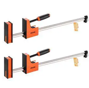 Bar Clamps for Woodworking 2-Pack 36 inch Parallel F Clamp Set Even Pressure