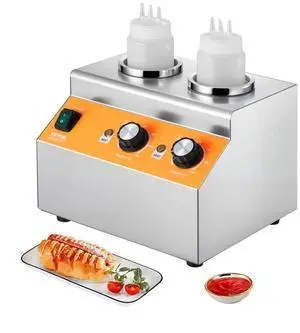 0.8x2 L Electric Bottle Warmer with Bottle Commercial Hot Fudge Warmer 86-185