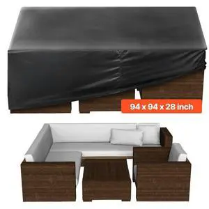 Patio Outdoor Furniture Cover 420D Waterproof Table Chairs Sofa 94x94 inch