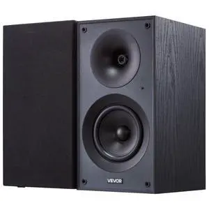 Active Powered Bookshelf Studio Monitor Speakers 25W x2 Bluetooth Coaxial Stereo